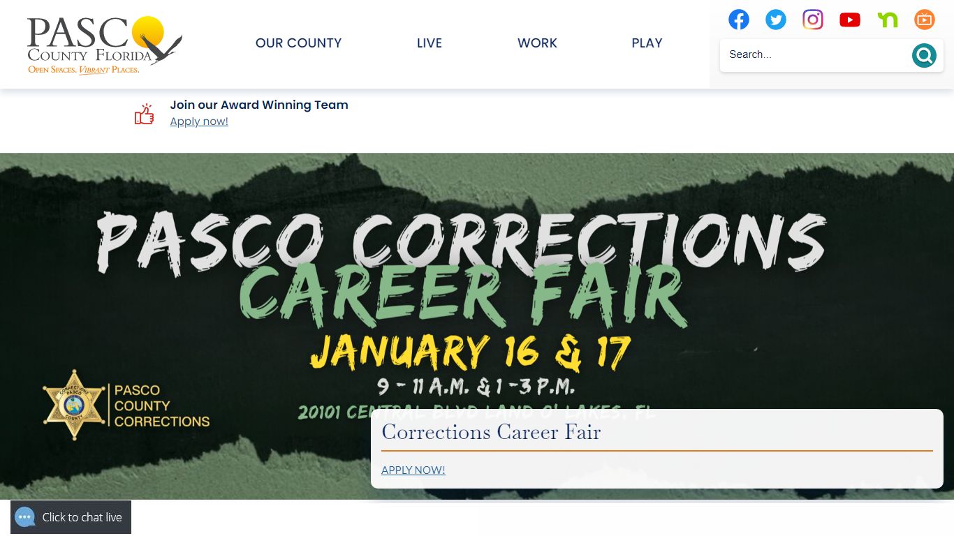 Pasco Corrections | Pasco County, FL - Official Website